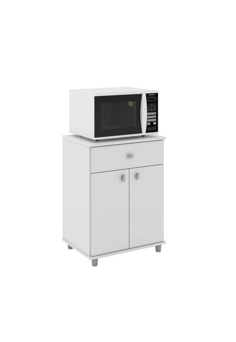 Mueble Microondas Cajón Blanco-0