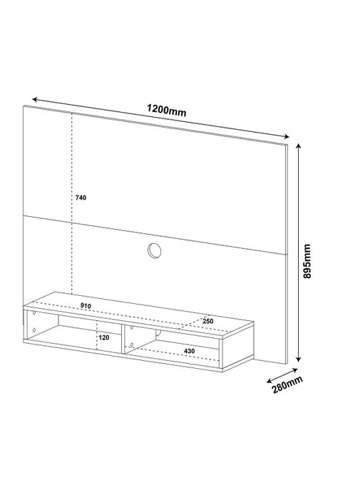 Panel TV 42" Flash Negro-2