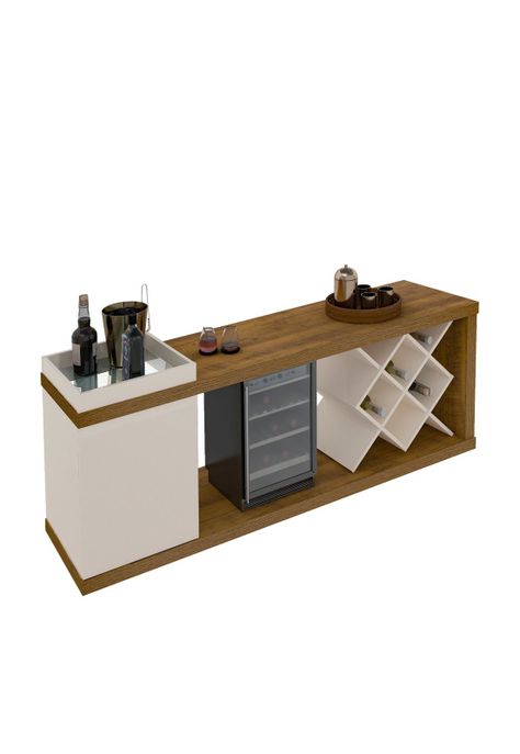 Rack TV 60" Bar Madrid Bicolor-3