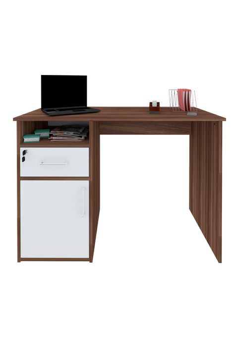 Escritorio Hall Blanco con Café-0