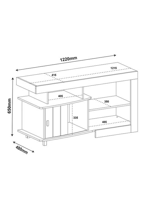 Rack TV 55" Royal Café-2