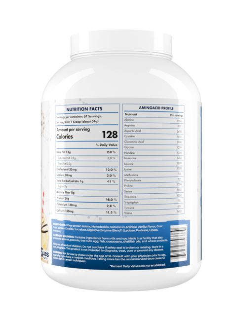 Iso Genetic Vainilla Milkshake 0% Azucar, Fusion Genetic Lab -2