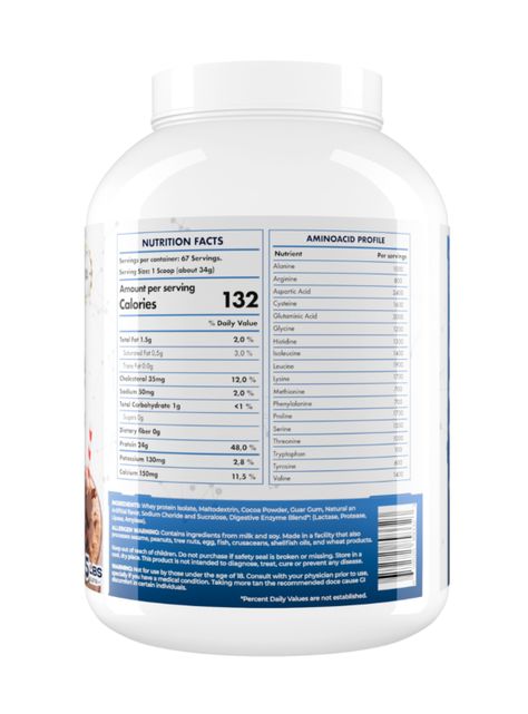 Iso Genetic Chocolate Milkshake 0% Azucar, Fusion Genetic Lab -2