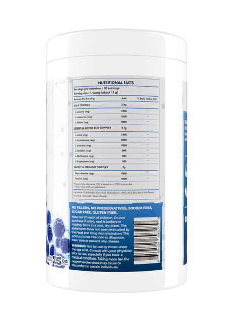 Amino Genetic Blue Raspberry 450 Grs, Fusion Genetic Lab -2