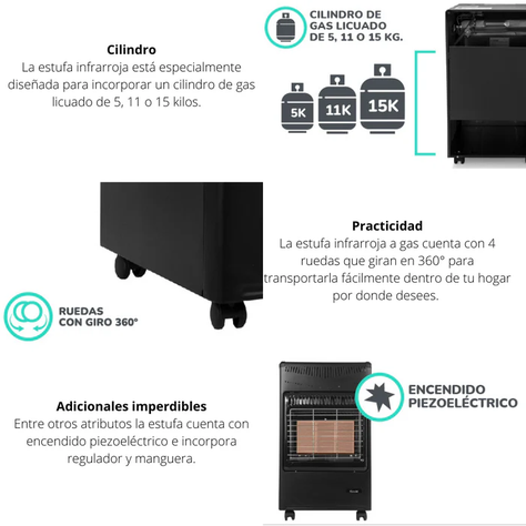 ESTUFA A GAS 15 KILOS INFRARROJA-3