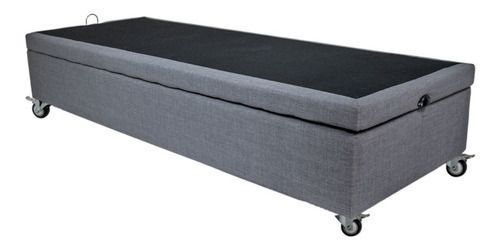 Base Baúl 1.5 Plazas Largo 190 cm - Ruedas Deluxe Apta Para Aspiradora-1