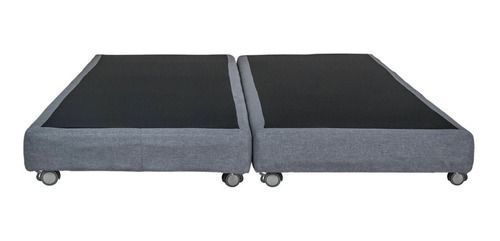 Base Dividida De 2 Plazas Largo 190 cm -espesor 8 cm  Con Rueda Logo-0