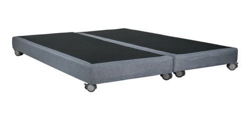 Base Dividida De 2 Plazas Largo 190 cm -espesor 8 cm  Con Rueda Logo-1
