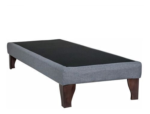 Base De Cama 1 Plaza largo 190 cm - espesor 8 cm Con Patas De Altura: 19,5 Cm-0