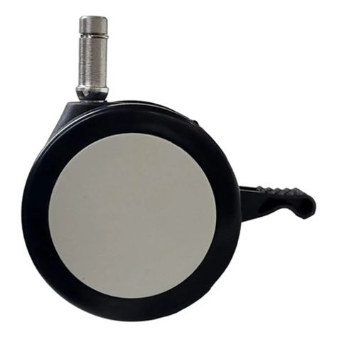 Rueda para cama Flex vástago 1.05 cm-0