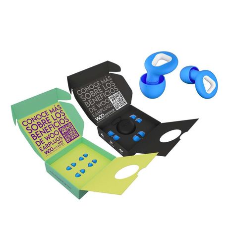 Woo Earplugs Zen Kids - Tapones Oídos Niños Lavables 30db-0