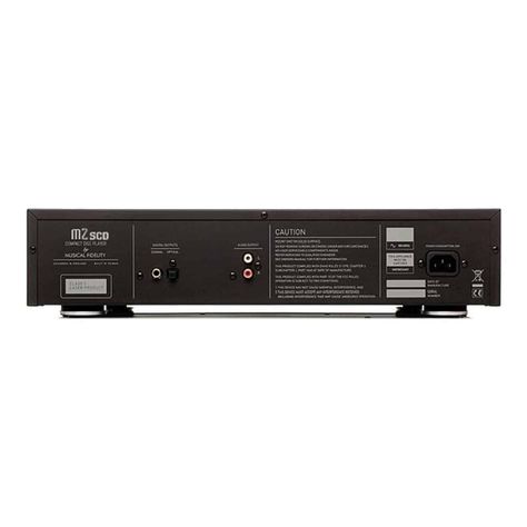 Musical Fidelity  M2SCD  Reproductor CD black -0