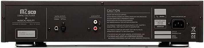 Musical Fidelity  M2SCD  Reproductor CD black -1