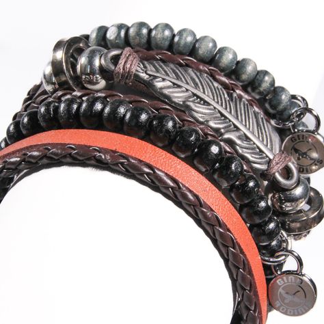 SET BRAZALETE HOMBRE GINO RODINIS  B421-2