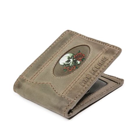 Billetera Gino Rodinis Coco 990.2 Calavera Verde-3