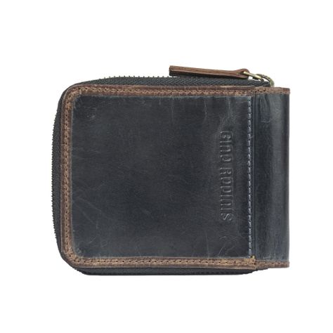 Billetera Gino Rodinis Massimo 811 Azul Oscuro/Marrón-5