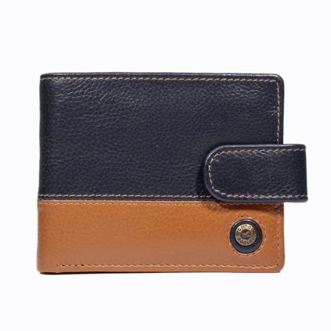 Billetera Hombre Capri 986 Azul/Naranjo Gino Rodinis-0