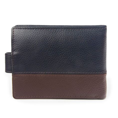 Billetera de hombre Capri 988 Azul/Marrón Gino Rodinis-5