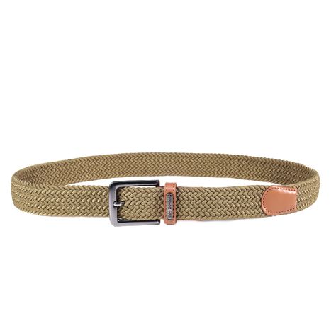 CINTURÓN ELASTICADO GINO RODINIS HOMBRE  2512 OLIVO S-M -2