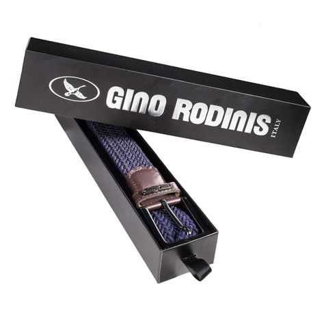 CINTURÓN ELASTICADO GINO RODINIS HOMBRE 2509 AZUL L-XL-4