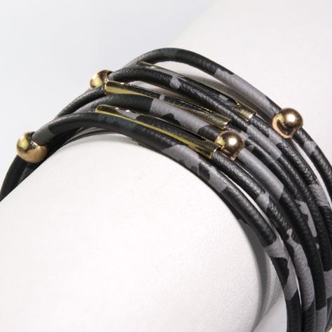 Brazalete Gino Rodinis B394NG Negro-2