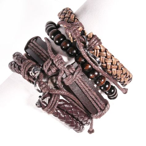 SET BRAZALETE HOMBRE GINO RODINIS  B432-1