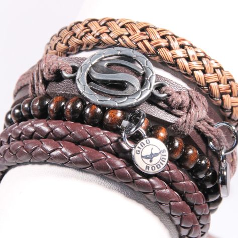SET BRAZALETE HOMBRE GINO RODINIS  B432-2