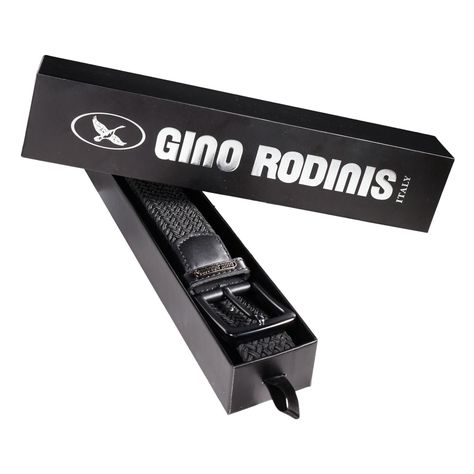 CINTURÓN ELASTICADO GINO RODINIS HOMBRE 2508 NEGRO L-XL-4
