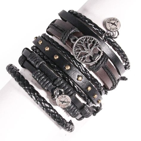 SET BRAZALETE HOMBRE GINO RODINIS  B439-0