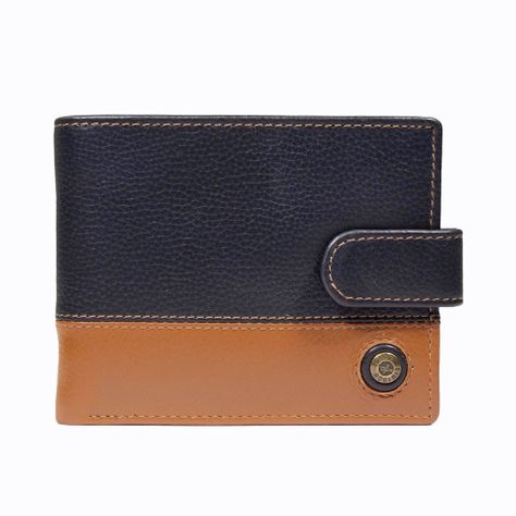 Billetera Hombre Capri 985 Azul/Naranjo Gino Rodinis-0