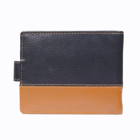 Billetera Hombre Capri 985 Azul/Naranjo Gino Rodinis-4