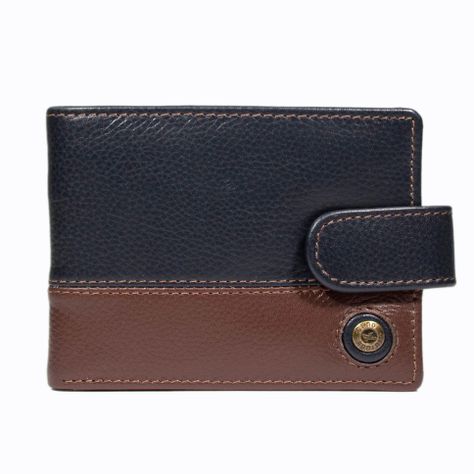 Billetera Hombre Capri 986 Azul/Cafe Gino Rodinis-0