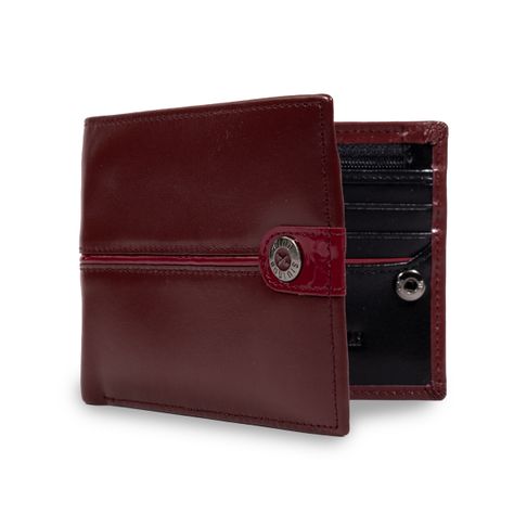 Billetera Hombre Invictus 576 Rojo Gino Rodinis-1