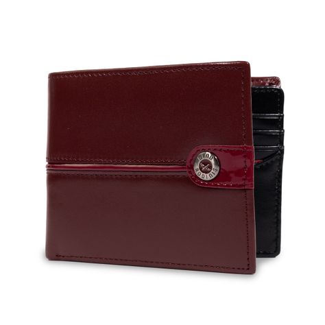 Billetera Hombre Invictus 577 Rojo Gino Rodinis-1