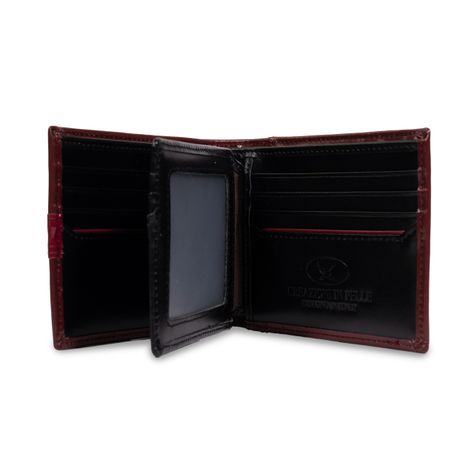 Billetera Hombre Invictus 577 Rojo Gino Rodinis-3