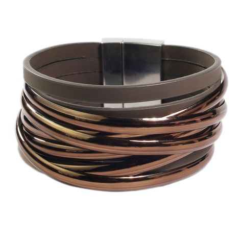 Brazalete Gino Rodinis B398CF Café-0