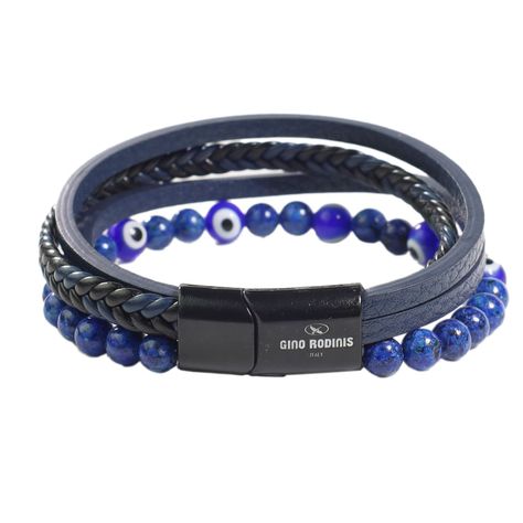 Brazalete Gino Rodinis B415AZ Azul-1