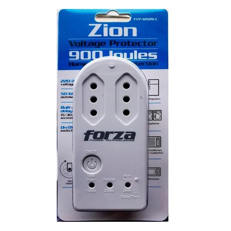 Protector De Voltaje Forza Zion Alta Gama Blanco-0