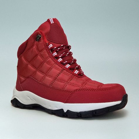 Botines Impermeables Resistentes Comodos Outdoor Rojo 7699-0