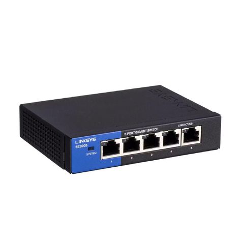 Switch Ethernet Gigabit 5 Puertos Linksys Se3005 10/100/1000-0