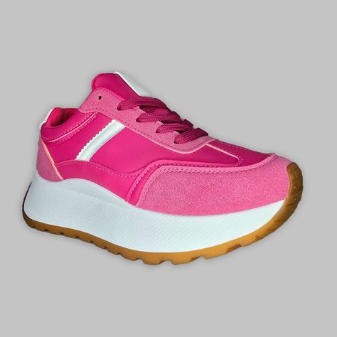 Zapatillas Urbanas Fucsia | Plataforma y Estilo Moderno - 7683-0