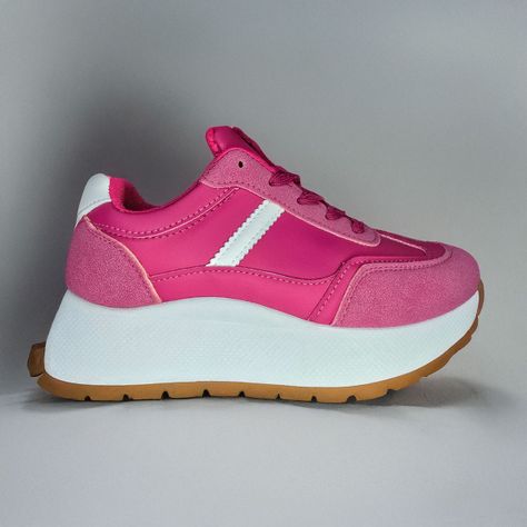 Zapatillas Urbanas Fucsia | Plataforma y Estilo Moderno - 7683-1