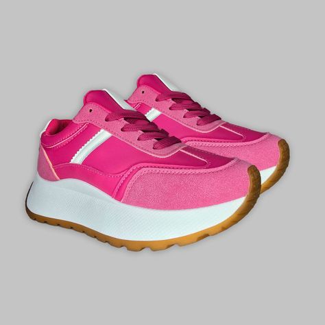 Zapatillas Urbanas Fucsia | Plataforma y Estilo Moderno - 7683-2