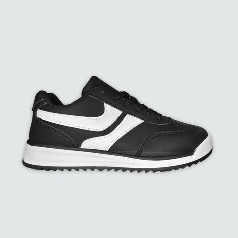 Zapatilla Urbana Negra | Tendencia y Look Casual - 7687-1
