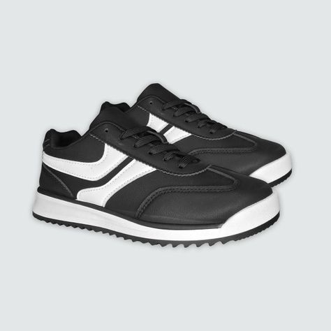Zapatilla Urbana Negra | Tendencia y Look Casual - 7687-2