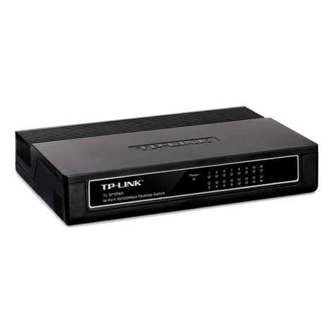 Switch 16 Puertos Tp-link Tl- Sf1016d 10/100 Rj-45-1