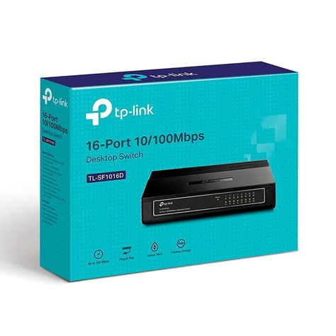 Switch 16 Puertos Tp-link Tl- Sf1016d 10/100 Rj-45-2