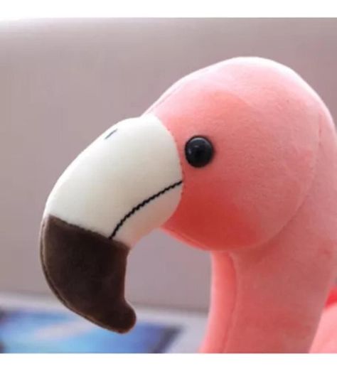Flamenco De Peluche Felpa Suave 40cm de Alto Rosado-2