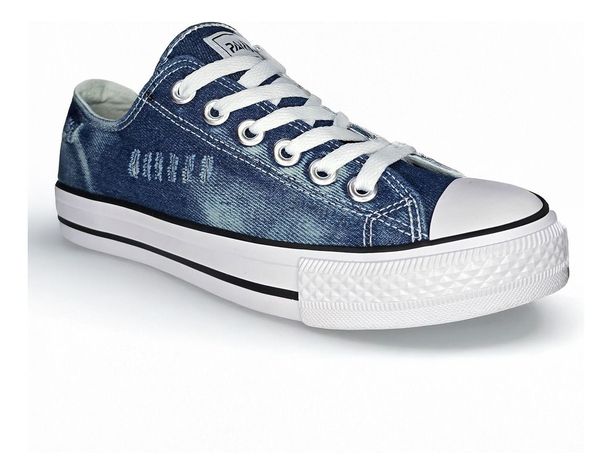 Zapatilla Lona Azul Vintage | Diseño Urbano Clásico - 7731-0