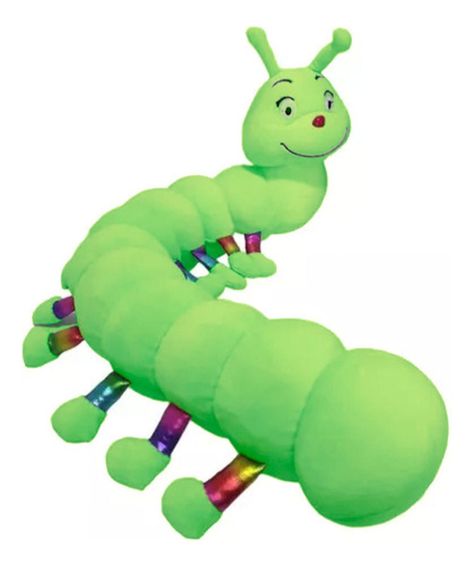 Cuncuna Gusano Peluche Acolchado Suave - 80cm Colores-0